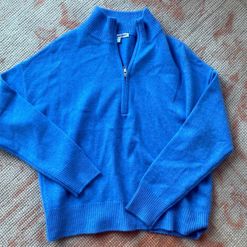 Never been worn before - cashmere 1/4 zip sweater